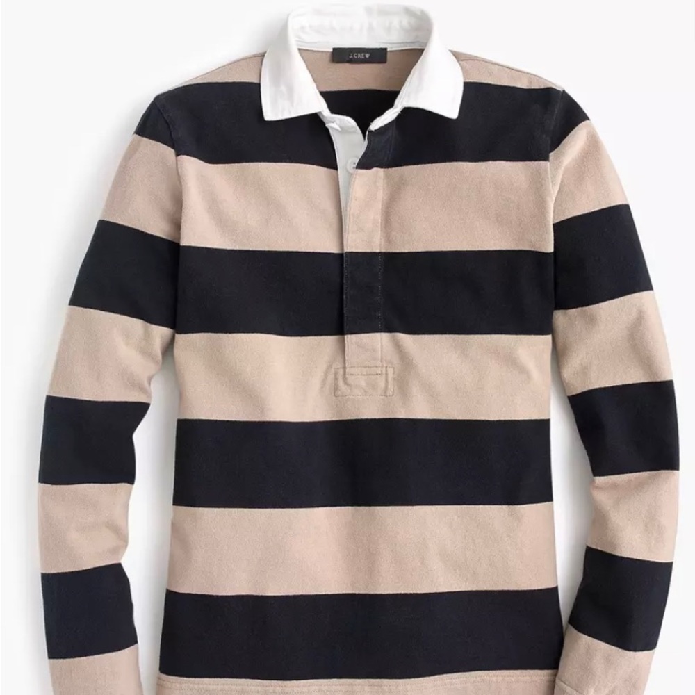 J. Crew Women’s 1984 Rugby Shirt Size M Style G8325